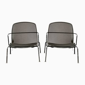 Armchairs in Metal by Antonio Citterio for B&B Italia, Set of 2
