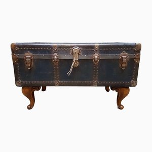 Vintage Trunk in Leather, 1930s