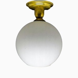 Lámpara colgante estilo Art Déco, Polonia, años 50