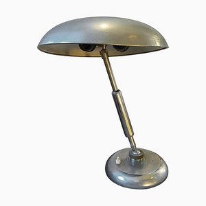 Mid-Century Modern Italian Metal Adjustable Table Lamp attributed to Angelo Lelli, 1960s