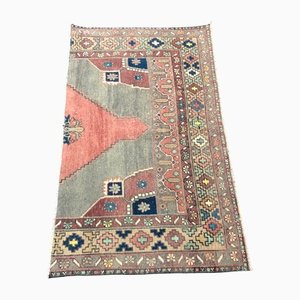 Small Vintage Oushak Rug