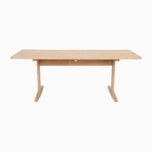 Danish Dining Table in Solid Soap-Treated Oak