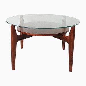 Table Basse Ronde attribuée à Wilhelm Renz, 1960s