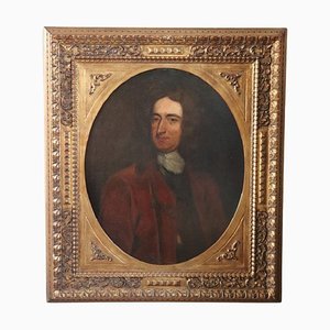 Portrait of Gentleman, 18th Century, Oil on Canvas, Framed