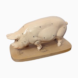 Cochon en Porcelaine par Gerhard Wittmann pour Goebel, Allemagne de l'Ouest, 1970s, Set de 2