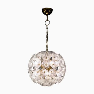 Murano Glass Flower Sputnik Chandelier by Paolo Venini for VeArt, Italy, 1960s