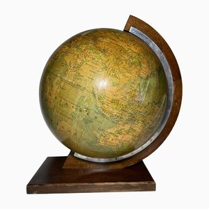 Art Deco Earth Globe