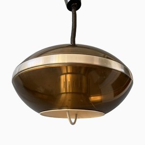 Space Age Pendant Light with Acrylic Glass Shade, 1970s