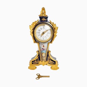 Small 19th Century Porcelain Clock