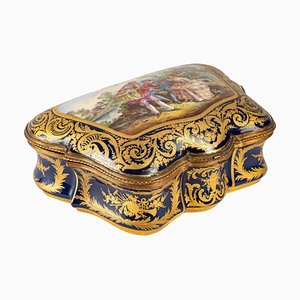 19th Century Sèvres Porcelain Box