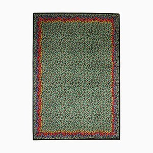 Vintage Casa Green and Red Murine Inspired Rug from Missoni Home, 1983