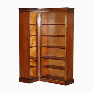 Open Library Bookcase in Flamed Hardwood