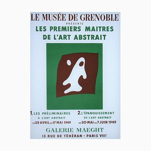 Jean Arp, Yeux et Nez Ausstellungsplakat, 1949, Papier