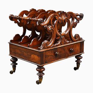 Victorian Rosewood Canterbury, 1890s