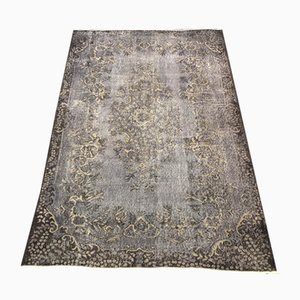 Turkish Gray Faded Over Dyed Neutral Rug