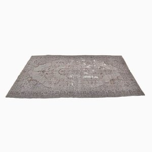 Anatolian Hand Knotted Gray Tribal Rug