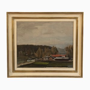 René Guinand, René Guinand, Landscape, 1950s, Oil on Canvas