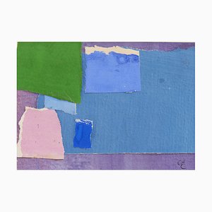 Charlotte Culot, Peinture Taille Micro, 2000s, Gouache & Collage sur Papier