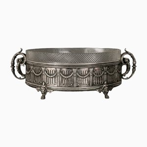 Antique Silver Jardiniere, Germany, Late 19th Century