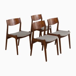 Rosewood Chairs by Vilhelm Jorgesen for Fasro, Denmark, 1960s, Set of 4