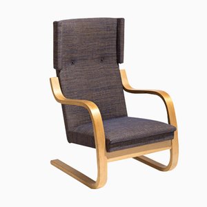 Vintage 36/401 Wingback Lounge Chair by Alvar Aalto for Artek