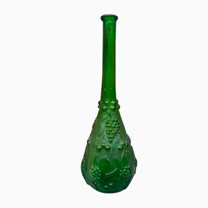 Italian Green Glass Carafe, 1960s