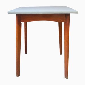 Small Vintage Formica Table with Compass Legs, 1960s