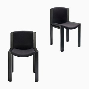 300 Chair in Wood and Kvadrat Fabric by Joe Colombo for Karakter