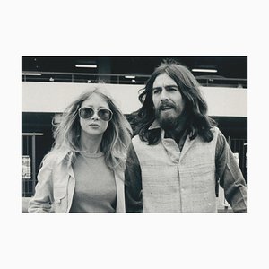 Fotografía en blanco y negro de Henry Grossman, George Harrison and Partner, años 70