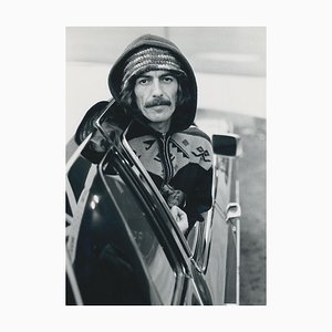 Fotografía en blanco y negro de Henry Grossman, George Harrison, años 70