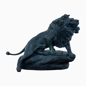 Statue de Lion en Bronze