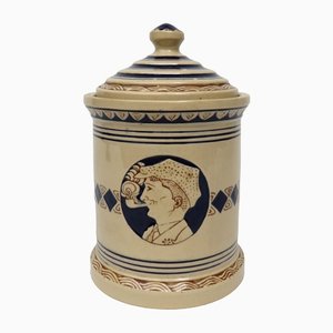 Art Nouveau Tobacco Pot from Dümler & Breiden, Germany, 1890s