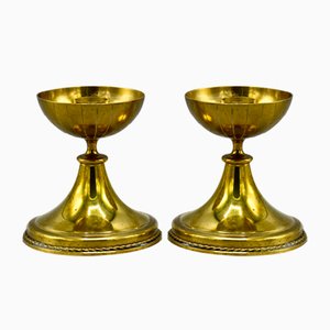 Candleholders by Gunnar Ander for Scandia Present, 1960s. Sweden, Set of 2