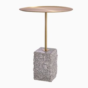 Side Table in Raw Granite from PC Collection