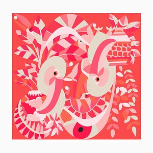 Alto Duo, Pink Toucan Eye, Print Art