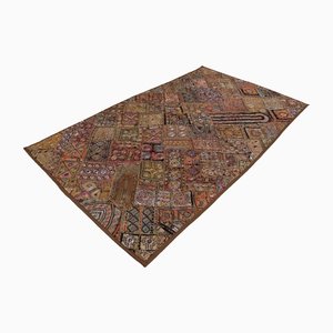 Tapiz vintage de patchwork bordado, Kutch, India