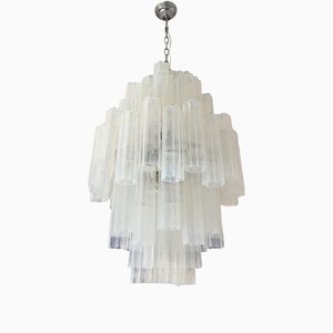 Opalino Trunchi Murano Glass Chandelier-5l