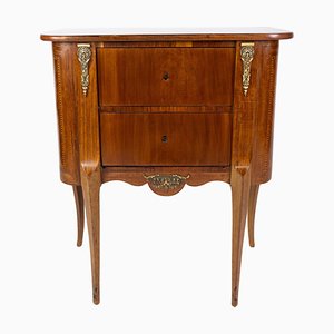 Chest of Drawers in Hand Polished Mahogany, 1890s