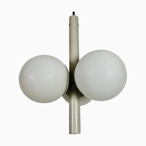 Mid-Century Modern Space Age Golden Chandelier from Kaiser Idell / Kaiser Leuchten, Germany, 1960s