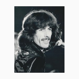 Henry Grossman, George Harrison on Stage, Black and White Photograph, 1970s