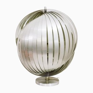 Mid-Century Modern Moon Table Lamp attributed to Henri Mathieu, 1970s