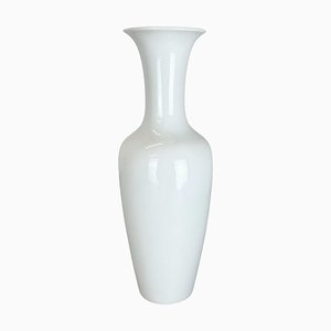 Small Op Art German Porcelain Vase attributed to KPM Berlin Ceramics, Germany, 1960s