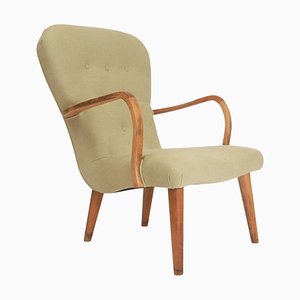 Grüner dänischer Vintage Sessel