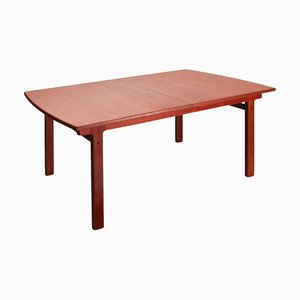 Mesa de comedor extensible de teca maciza y chapada de Kurt Østervig