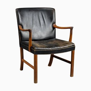 Vintage Armchair in Rosewood by Ole Wanscher, 1950s