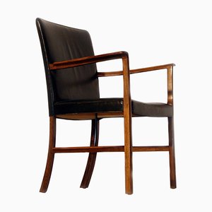 Vintage Desk Chair in Rosewood by Ole Wanscher, 1950