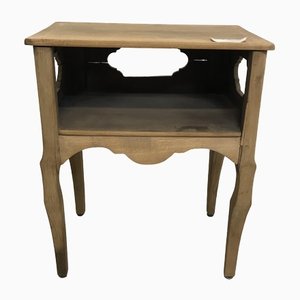 Bedside Table with Open Shelf