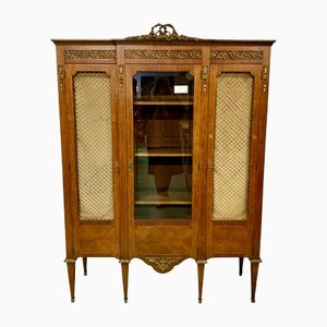 Vintage Showcase Cabinet with Three Doors