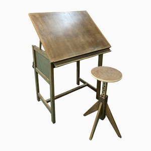 Tavolo da disegno in legno