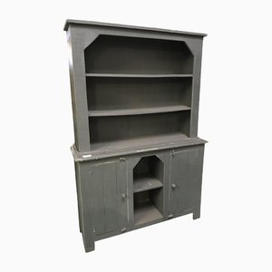 Rustic Grey Crockery Cabinet